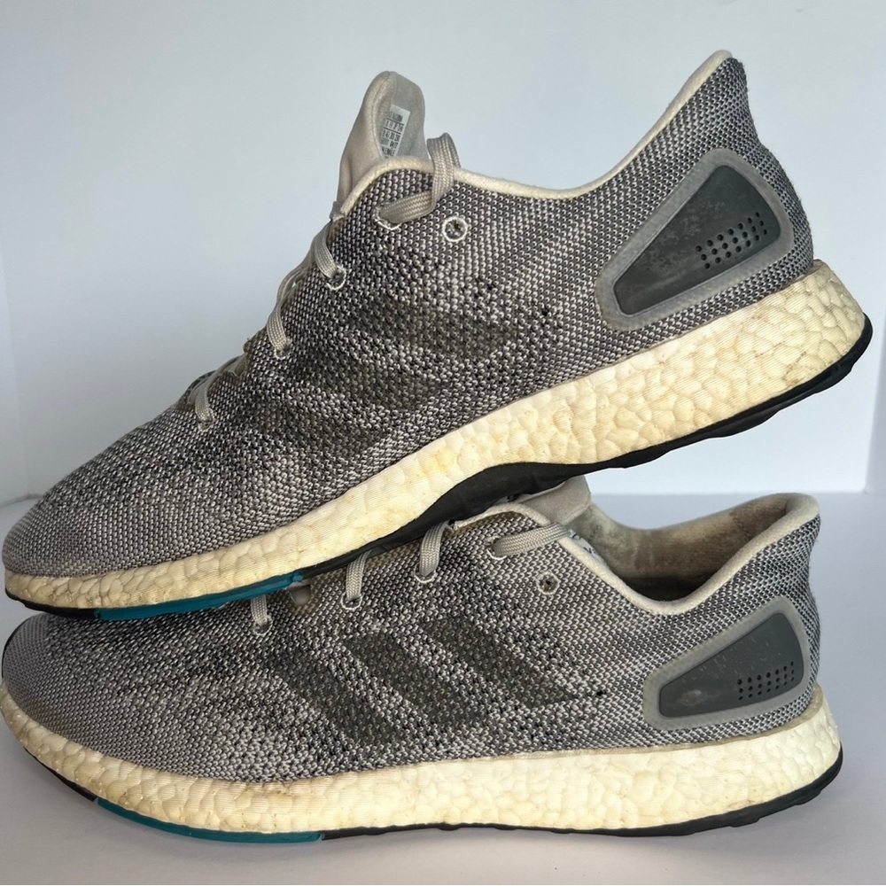 Size 12 Men’s Adidas Pure Boost DPR Gray Sneaker Athletic Running